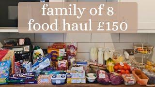 £150 FAMILY OF 8 GROCERY HAUL  MAY 2024