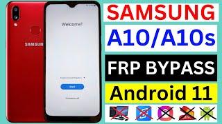 Samsung Galaxy A10\A10s  Sm-a107f  FRP Bypass Unlock  Android 11  Google Account Bypass