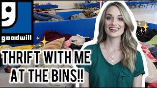 Thrift With Me at the Goodwill Outlet Bins for Items to Resell on Poshmark for a Profit $$$