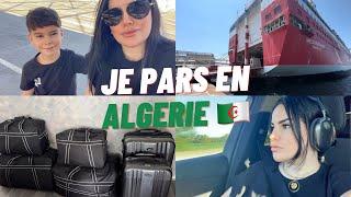 Vlog mon départ en Algérie  Marseille Alger avec corsica linea #جزائرية #vacances