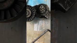 99 - 10 Saab 95 belt tension r speed up removal trick.