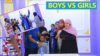 CHALLENGE BOYS VS GIRLS KABTAN BAARA OO TARTAN ADAG U QABTAY WIILASHA & GABDHAHA UGU SHIDAN XAMAR