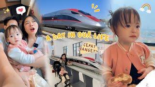 YUKA-CHAN NAIK KERETA CEPAT KE BANDUNG  a day in our life