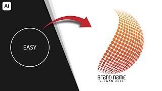 3D Halftone Effect Logo in Adobe Illustrator - Very Easy Tips & Tricks For Experts & Beginners