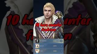 10 HERO COUNTER FREDRINN YANG WAJIB KALIAN TAU #mlbb #mobilelegendsindonesia #ml #shorts #tiktok