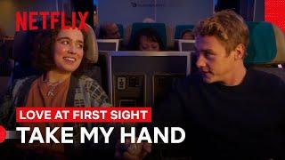Haley Lu Richardson and Ben Hardy Hold Hands at Takeoff  Love at First Sight  Netflix Philippines