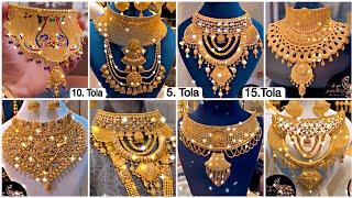 Dubai Gold Necklace Design  Gold Necklace Designs With Price  Gold Necklace Designs #necklace #26