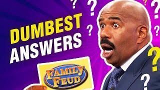 Dumbest answers ever on Family Feud Steve Harvey is stunned