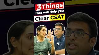 3 Things that will Help you Clear CSAT  #upsc2024 #prelims