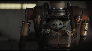 The Mandalorian 3x07 - Grogu Transforms into a Droid Scene  Season 3 Episode 7 S03E07