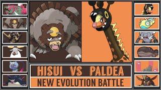 HISUI EVOLUTIONS vs PALDEA EVOLUTIONS  Pokémon Battle Pokémon Scarlet&Violet