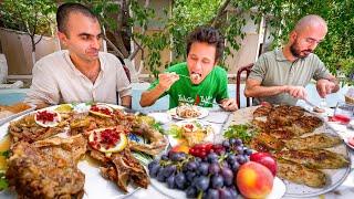 EXTREME Street Food in Azerbaijan KING OF KEBABS + Local Food in Baku Azerbaijan