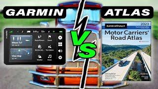 Garmin Truck GPS Vs Rand McNally Motor Carriers Road Atlas