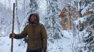 Winter begins at Alaskan cabin 冬の始まり　アラスカ小屋暮らし