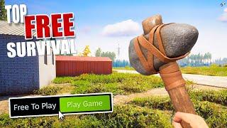 Top 10 FREE Open World Survival Games 2023 NEW