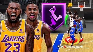 LEBRON and BRONNY JAMES BUILD are UNSTOPPABLE has REC PLAYERS CRYING in NBA 2K24 BEST BUILD 2K24