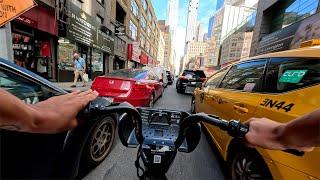 Trampinho na Times e Bike Vlog em Manhattan em horário de pico