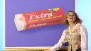 Wrigleys Extra classic bubblegum commercial - 1995