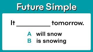 Future Simple  Grammar test