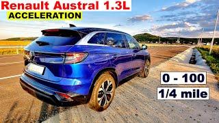 Renault Austral 1.3 acceleration 0-100 14 mile 60-100 80-120  2023  MHEV  FWD  GPS results