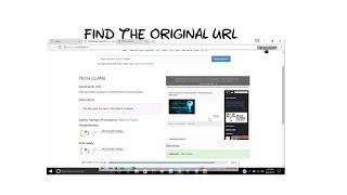FIND THE ORIGINAL URL USING THESE LINKS WITHOUT CLICKING ON THEM