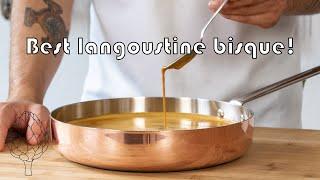 How to make a langoustine bisque sauce reduction and oil