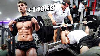 INTENTANDO PESOS MAXIMOS Squat Bench Deadlift