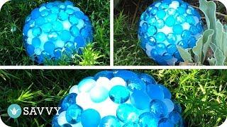 DIY Faux Gazing Ball  Outdoor DIY