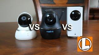 Wyze Cam Pan vs Yi Dome 1080p vs Reolink C1 Pro - Comparing PTZ WiFi Security Cameras