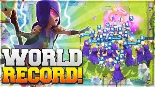 INSANE CLASH ROYALE WORLD RECORD? ALL WITCHES How Many Can We Put?