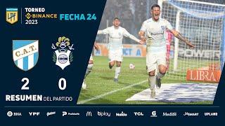 #TorneoBinance 2023  Fecha 24  resumen de Atlético Tucumán - Gimnasia