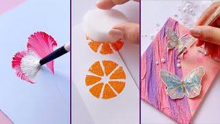 11 COOL ART IDEAS   Painting hacks  for BEGINNERS  easy art tips  painting techniques