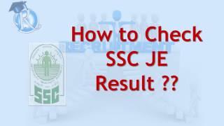 SSC JE Result 2017 - Cut Off Analysis - Result Release Date