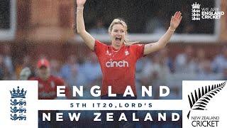 Knight Hits 46* & Bell 3-Fer  Highlights - England v New Zealand  5th Women’s Vitality IT20 2024