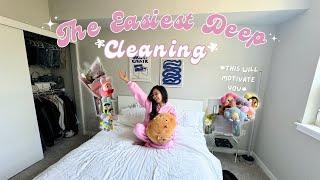 DEEP CLEANING MY NEW APARTMENT  easy organizing + decluttering *this will motivate you*