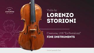 Violin by Lorenzo Storioni Countess Pestalozzi Cremona 1778