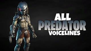 All Predator VoicesVoicelines in Fortnite Chapter 2 Season 5  Fortnite Bosses Voicelines