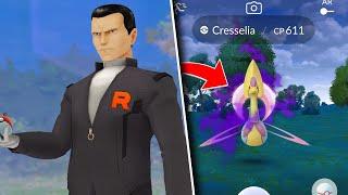 HOW TO CATCH SHADOW CRESSELIA IN POKEMON GO Defeat Giovanni Tutorial  Team Rocket Takeover