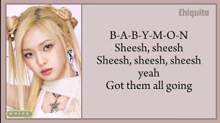 BABYMONSTER SHEESH LYRICS