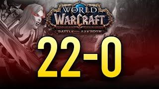 22-0  BFA Fury Warrior BG  Blood Elf