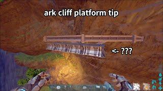 ark cliff platform building tip