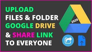 How to Upload Files in Google Drive and Share Link with Everyone  2024