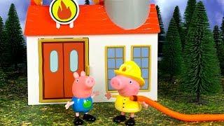 UNBOXING PEPPA PIGS LITTLE FIREHOUSE - WHAT I WANT TO BE WHEN I GROW UP