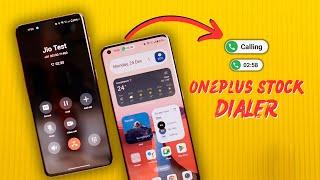 New Oneplus Stock Dialer With DYNAMIC ISLAND Support for Oneplus Smartphones Oxygen OS 14