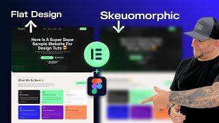 Skeuomorphic Buttons & Cards in Elementor