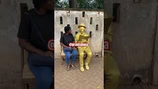 Statue Comes To Life Statue Prank. #mahdifun #funny #cowboy_prank