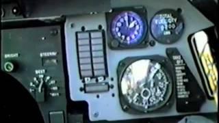 F-14 Tomcat flight footage w radio chatter