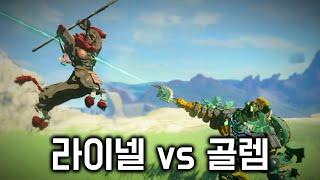 라이넬 vs 골렘의 가슴이 웅장해지는 대결... 맨손 링크 #12