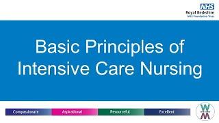 Basic Principles of Intensive Care Nursing