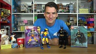 Katastrophale Actionfiguren Peinliche Püppchen im Vergleich LEGO® 76257 Wolverine & 76259 Batman